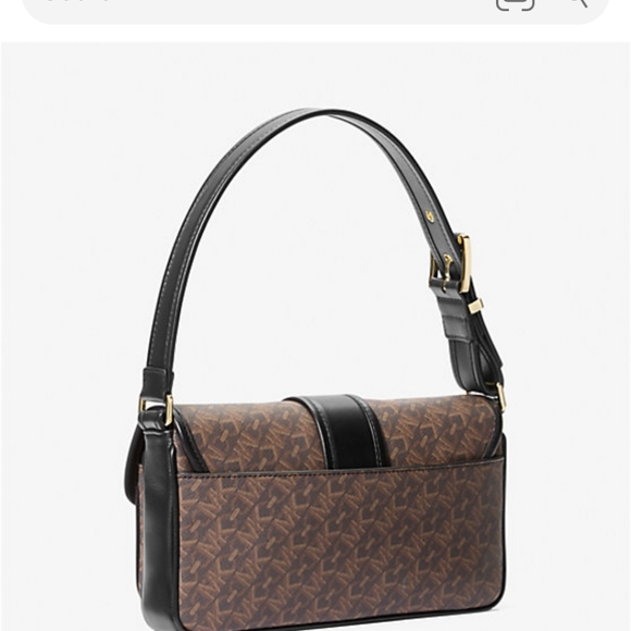 Michael Kors Medium Empire Monogram Shoulder Handbag - Picture 2 of 8